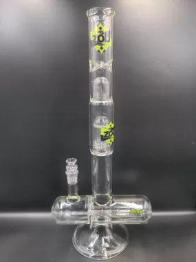 18 Zob Glass Bong w/ Inline and Tree Percs