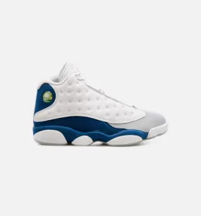 Air Jordan 13 Retro French Blue Mens Lifestyle Shoe - White/Blue Free Shipping