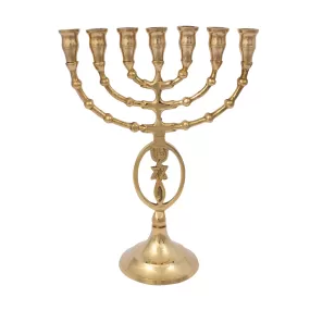 Authentic Gold Plated Menorah 8″ / 20cm