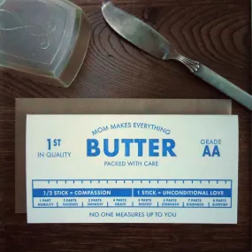 Butter Mother's Day Card