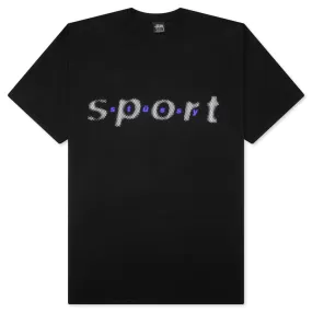 Dot Sport Tee - Black