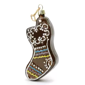 Gingerbread Christmas Stocking Cookie Ornament, D