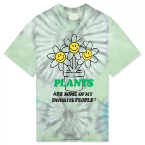 Happy Plant Tee - Navy/Green