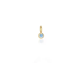 Mini Blue Topaz Charm