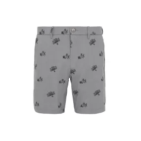 ORIGINAL PENGUIN FF KARAOKE 8 PRINTED SHORT DARK CAVIAR HEATHER