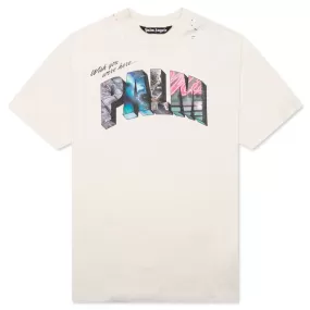 Palm Sign Vintage Tee - White/Multi