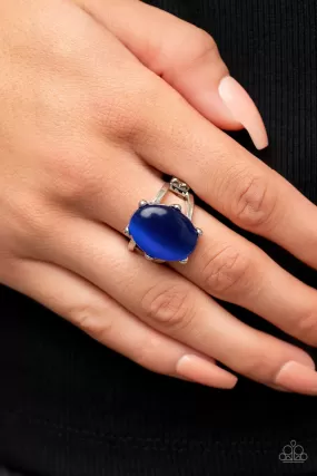 Paparazzi Enchantingly Everglades - Blue Cat's Eye Ring