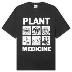 Plant Medicine Tee - Vintage Black