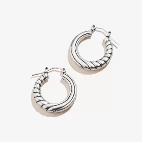 Twisted Hoop Earrings